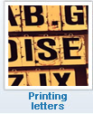 Printing Letters